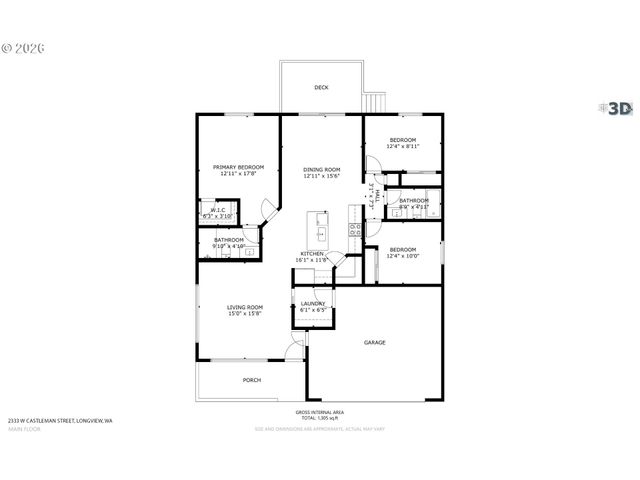 2333 W CASTLEMAN St, Longview, WA 98632