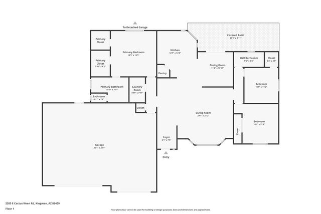 2205 E Cactus Wren Road, Kingman, AZ 86409
