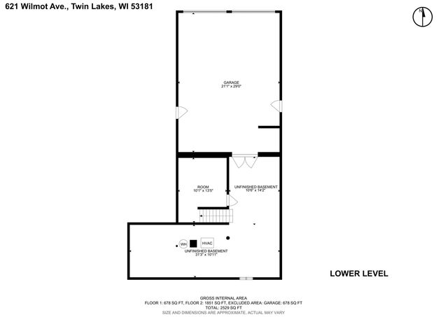 621 Wilmot AVENUE, Twin Lakes, WI 53181
