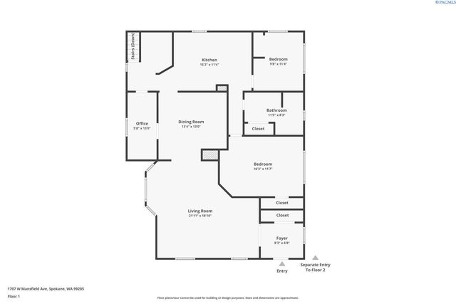 1707 W Mansfield Ave, Spokane, WA 99205