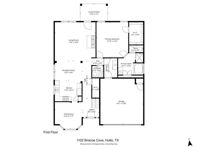 1102 Briscoe CV, Hutto, TX 78634