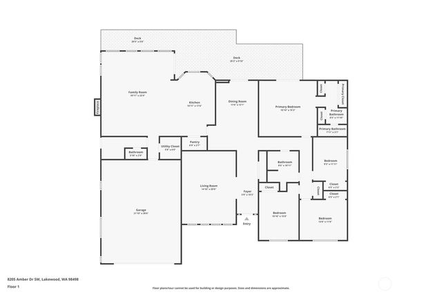 8205 Amber Drive SW, Lakewood, WA 98498