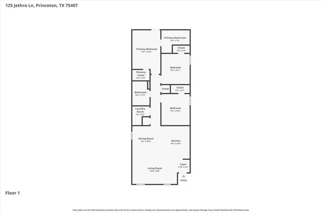 125 Jethro Lane, Princeton, TX 75407