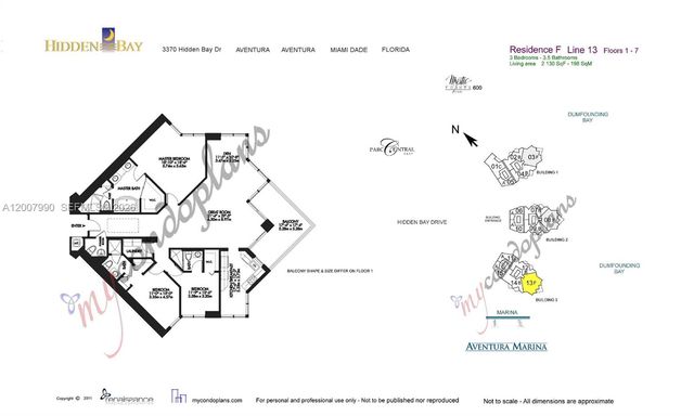 3370 Hidden Bay Dr 1213, Aventura, FL 33180