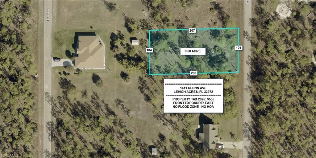 1411 Glenn AVE, LEHIGH ACRES, FL 33972 — exterior