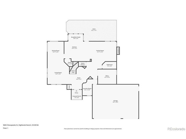 9603 Chesapeake St, Highlands Ranch, CO 80126