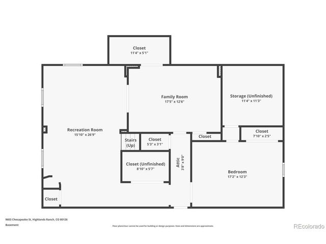 9603 Chesapeake St, Highlands Ranch, CO 80126
