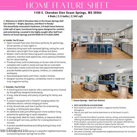 1105 E Cherokee Glen, Ocean Springs, MS 39564