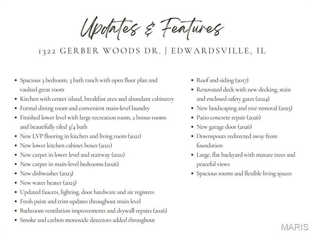 1322 Gerber Woods Drive, Edwardsville, IL 62025
