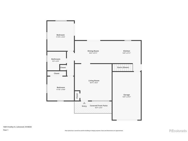 1628 S Dudley Ct, Lakewood, CO 80232