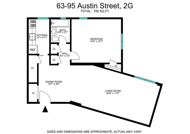 6395 Austin St Apt 2G, New York City, NY 11374