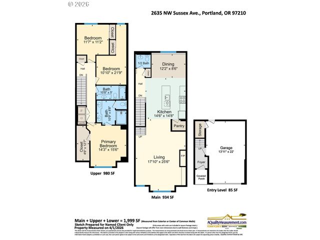 2635 Nw SUSSEX Ave, Portland, OR 97210