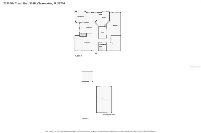 2730 VIA TIVOLI 334B, Clearwater, FL 33764