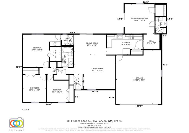 893 Rodeo Loop SE, Rio Rancho, NM 87124