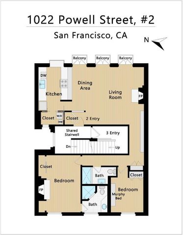 1022 Powell Street 2, San Francisco, CA 94108
