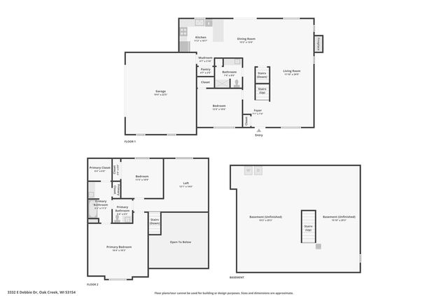 3332 E Debbie DRIVE, Oak Creek, WI 53154