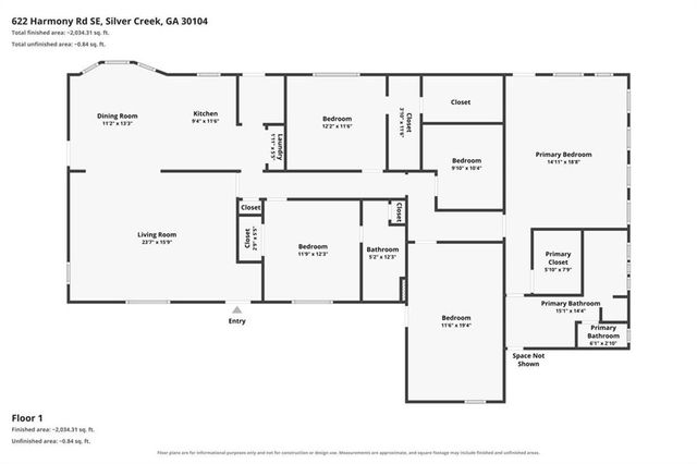 622 Harmony Road SE, Aragon, GA 30104