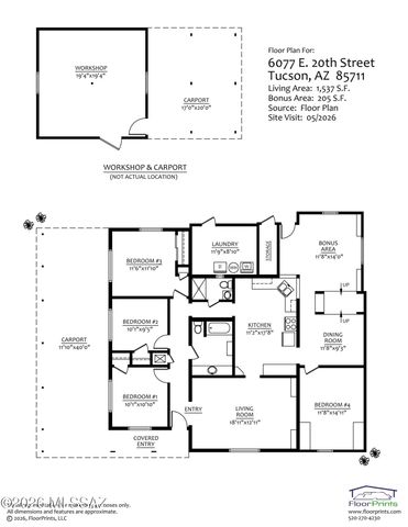 6077 E 20th Street, Tucson, AZ 85711