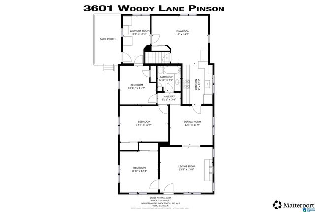 3601 WOODY LANE, Pinson, AL 35126