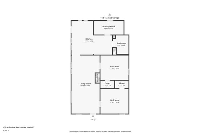 430 N 18th Avenue, Beech Grove, IN 46107