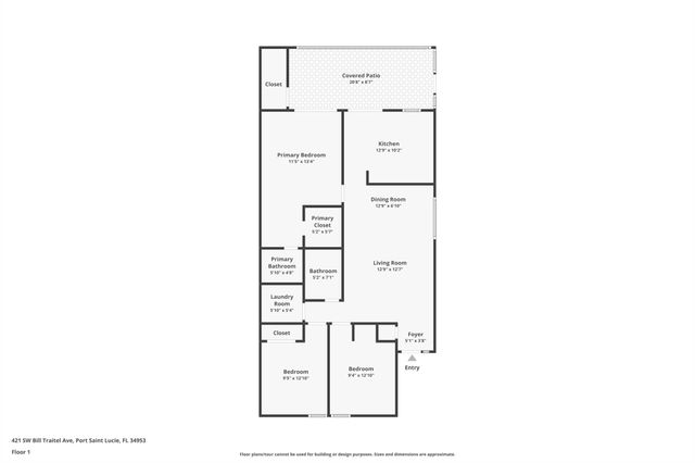 421 SW Bill Traitel Avenue, Port St Lucie, FL 34953