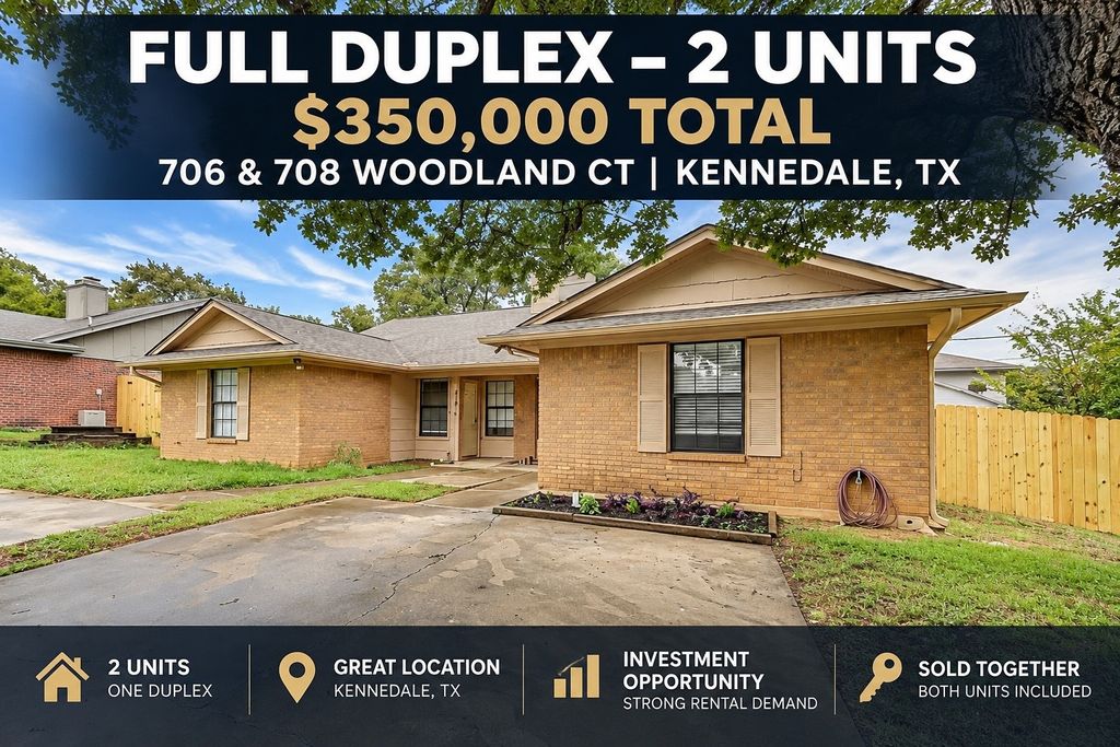 706 Woodland Court, Kennedale, TX 76060 — exterior