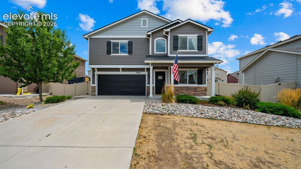10857 Hidden Prairie Parkway, Fountain, CO 80817 — exterior
