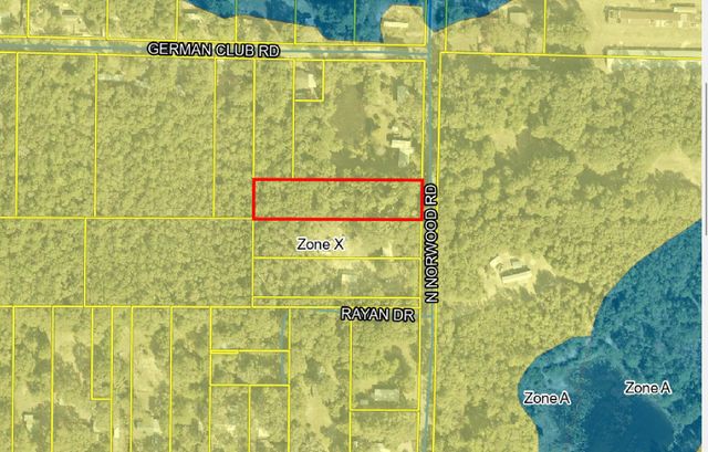 Lot 3 N Norwood Road, Defuniak Springs, FL 32433