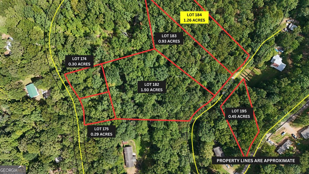 LOT 184 Hillside Drive, Clarkesville, GA 30523 — exterior