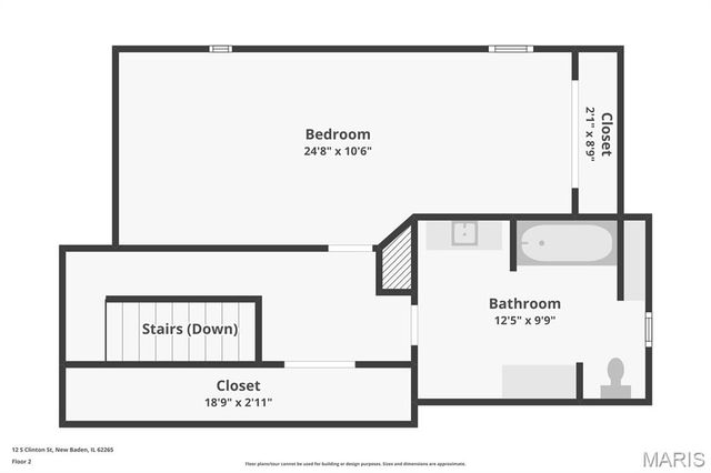 12 S Clinton Street, New Baden, IL 62265