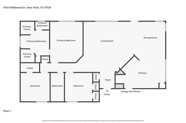 1818 Wildwood Drive, Deer Park, TX 77536