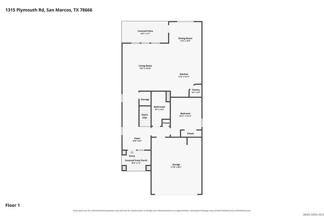 1315 PLYMOUTH RD, San Marcos, TX 78666