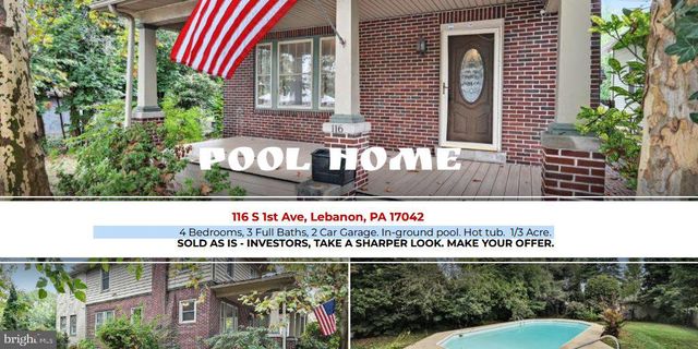 116 S 1ST AVE, Lebanon, PA 17042