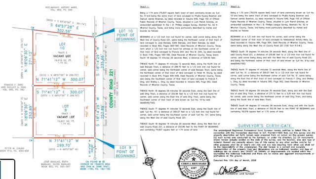 0 Cr 221, Hungerford, TX 77448