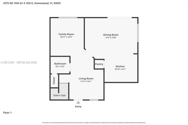 3375 NE 15th Dr 102-12, Homestead, FL 33033