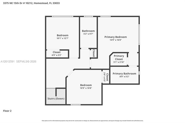 3375 NE 15th Dr 102-12, Homestead, FL 33033
