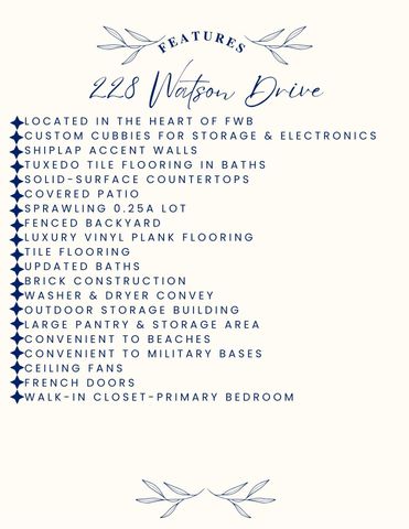 228 NW Watson Drive, Fort Walton Beach, FL 32548