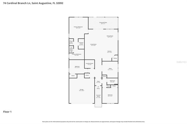 74 CARDINAL BRANCH LANE, St Augustine, FL 32095