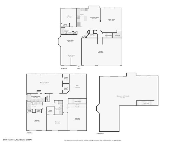 593 W Hamlin Lane, Round Lake, IL 60073