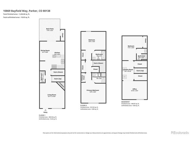 10869 Bayfield Way, Parker, CO 80138