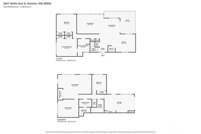 3627 Wells Avenue N, Renton, WA 98056