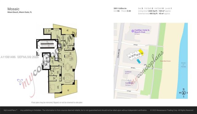 3801 Collins Ave 1906, Miami Beach, FL 33140