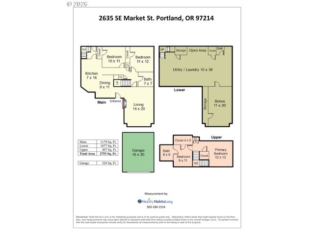 2635 Se MARKET St, Portland, OR 97214