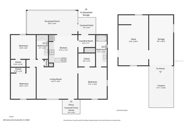 396 KORBUS ROAD, Brooksville, FL 34604