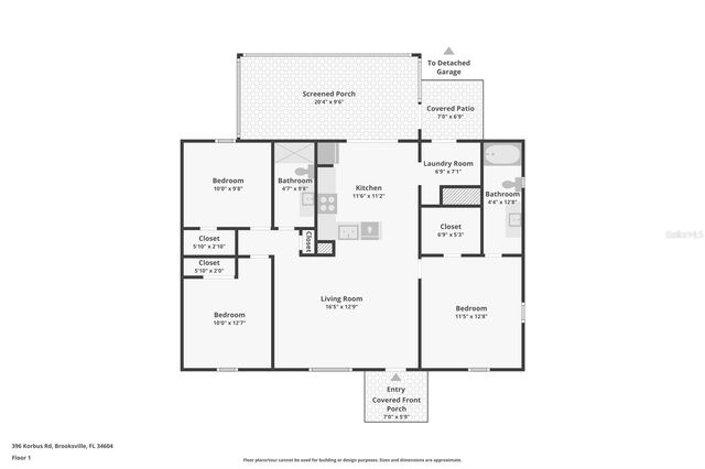 396 KORBUS ROAD, Brooksville, FL 34604