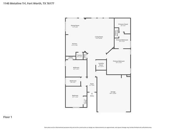 1140 Metaline Trail, Fort Worth, TX 76177