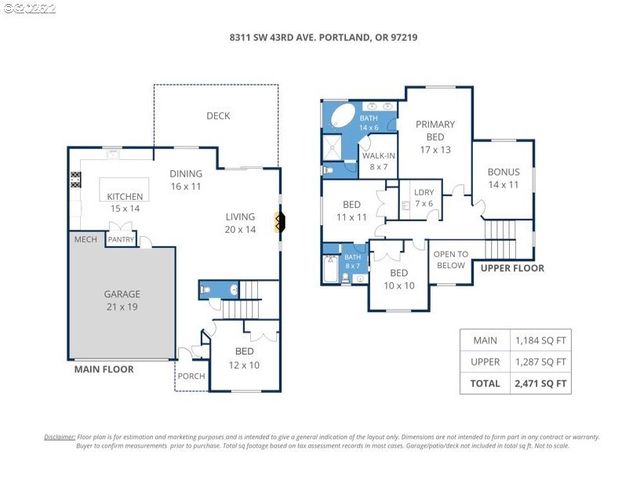 8311 Sw 43RD Ave, Portland, OR 97219