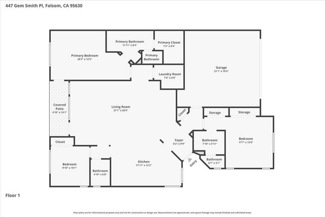447 Gem Smith Pl, Folsom, CA 95630