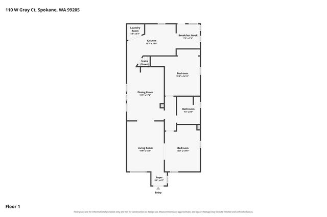 110 W Gray Ct, Spokane, WA 99205