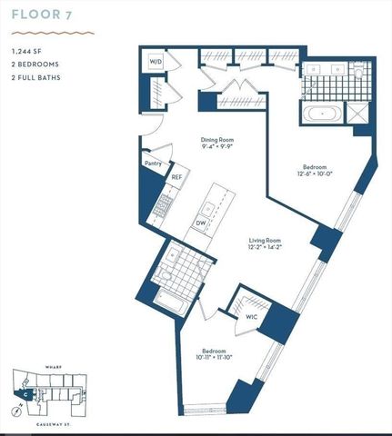100 Lovejoy Wharf 6-C, Boston, MA 02114